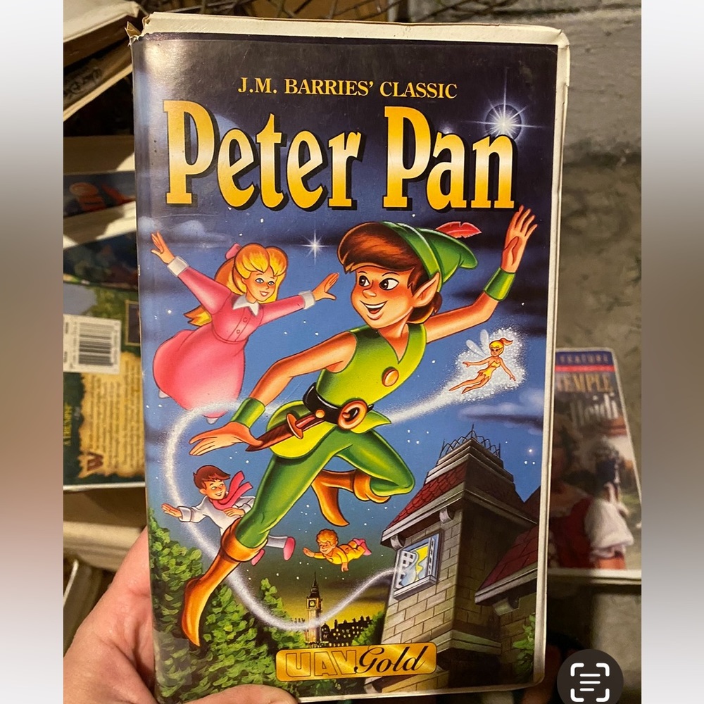 Original VCR tape “Peter Pan”